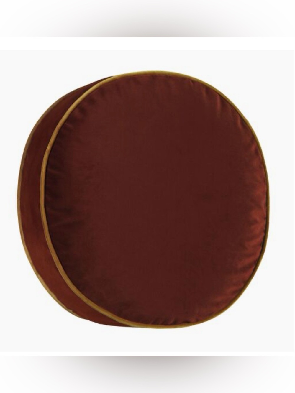 Schoolhouse Nova Round Velour Pillow Cover Set 18”x4”